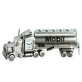 Metal Oil Tanker Truck Clock